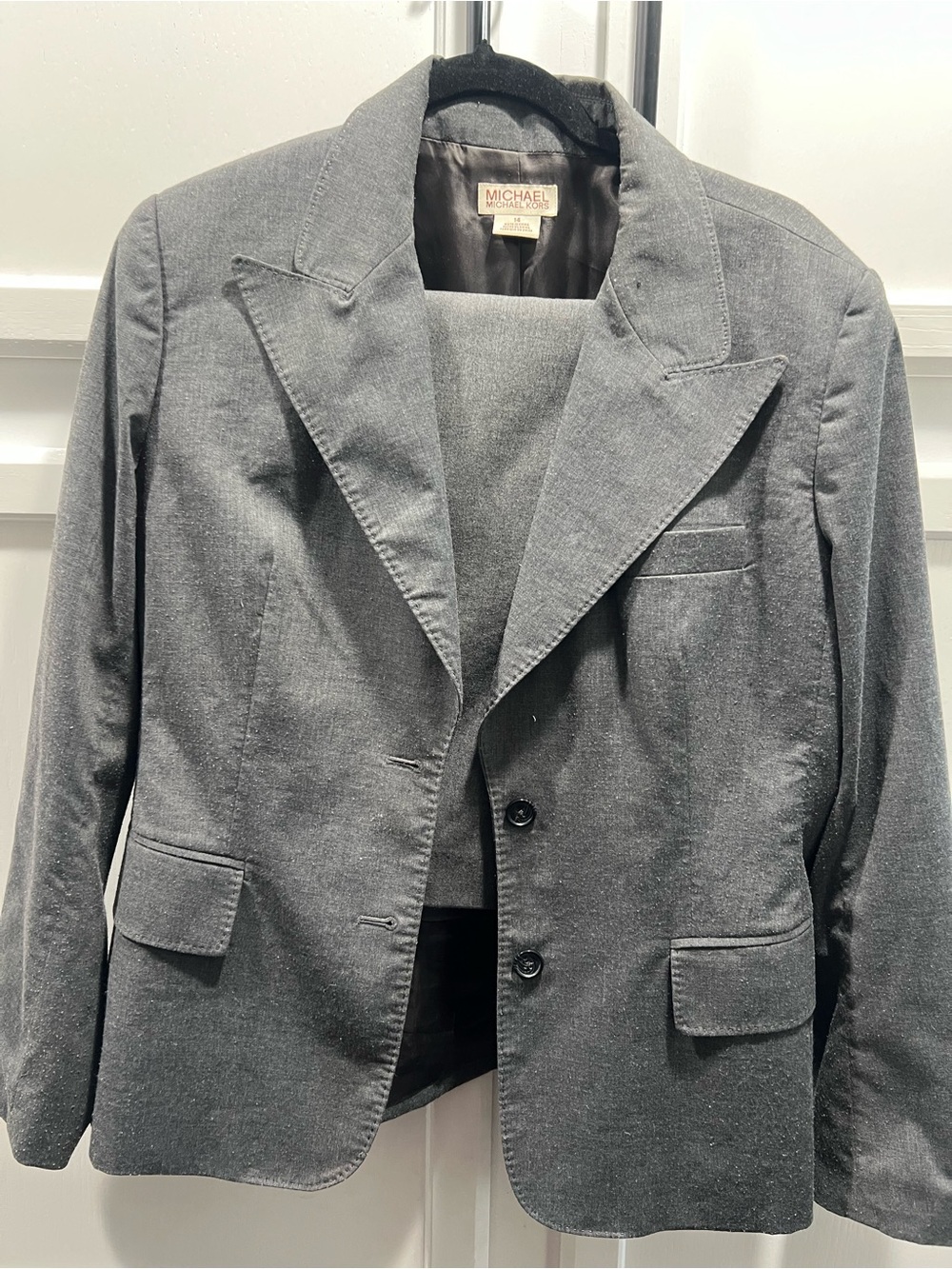 MICHAEL Michael Kors Charcoal Suit, Two-Button Blazer